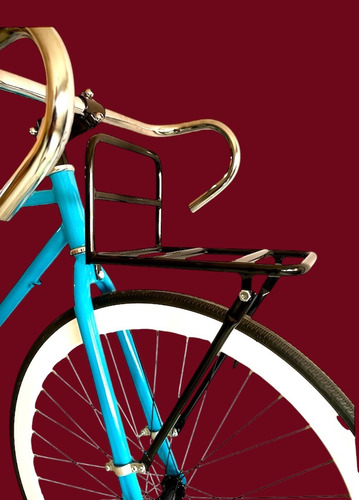 Parrilla Bici Fixed Para Masas De Bloqueo R700,29,26,24 Negro