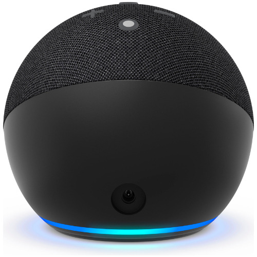 Amazon Echo Dot 5th Gen con asistente virtual Alexa negro 110V/240V