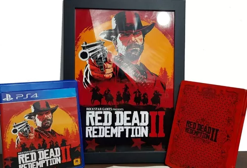 Red Dead Redemption 2 Ps4 - Jogo + Steelbook + Mídia Física + Mapa