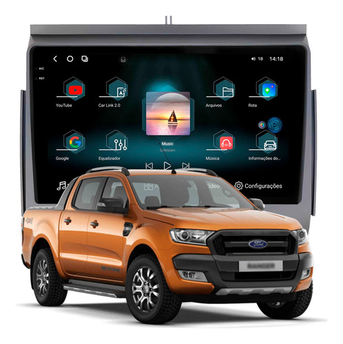 Multimidia Aikon Fóton G3 Ranger 17 A 23 8+256gb Octa 2k 9p