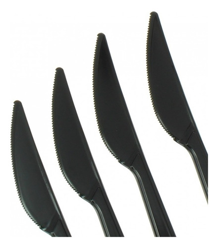 Cuchillo Negro Desechable (6000 Und)