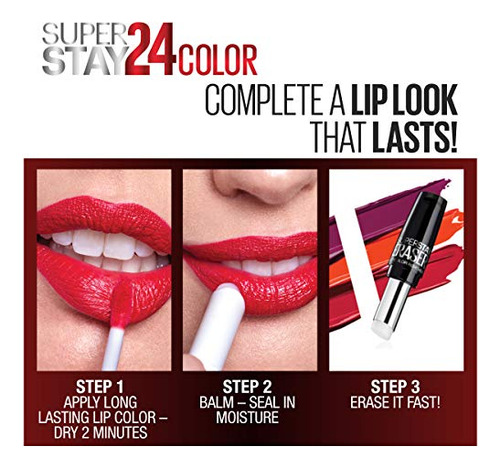 Batom Maybelline Superstay Berry Lips 24h Longwear