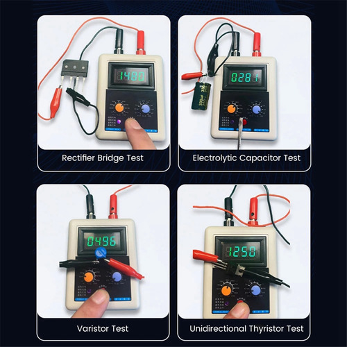 Transistor Voltage Tester 0v-3500v Diode Blue