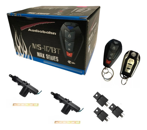 Alarma Para Auto Audiobahn Ms117 + 2 Seguros Y 3 Relevadores