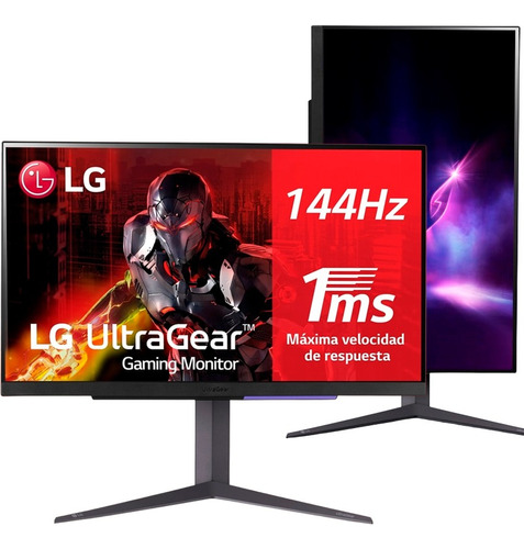 Monitor LG Ultragear 27' 27gr93u-b Ips 4k Uhd 144hz Hdmi Dp