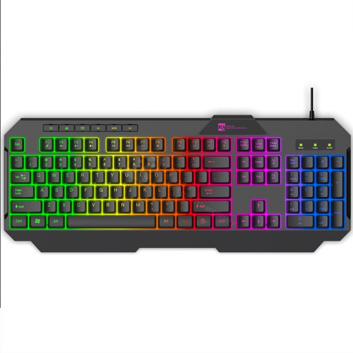 Teclado Usb R8 Gaming 1824 Computadora Pc Gamer Juego Rgb