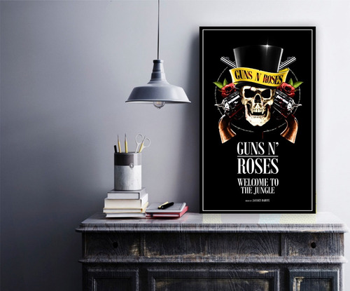 Cuadros Guns N Roses - Axl Roses & Slash Decorativos 27x42cm