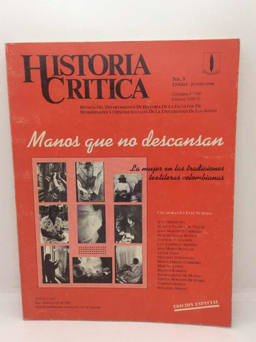 Historia Crítica - Número 9 - Enero Junio De 1994 
