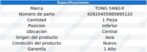 (1) Tolva Motor Inf Ctral Tong Yang Vento Del 2016 Al 2022