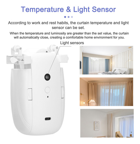 Motor Inteligente Zigbee 3 En 1 De Home Curtain Assistant, 2
