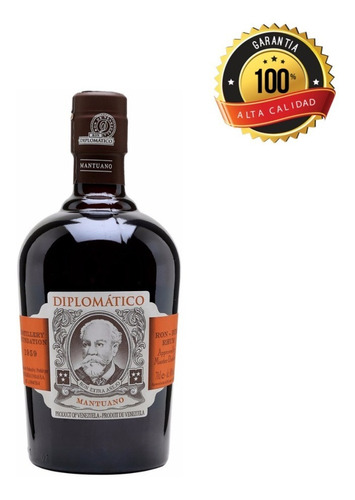 Ron Diplomático Mantuano - Estampillado - mL a $189