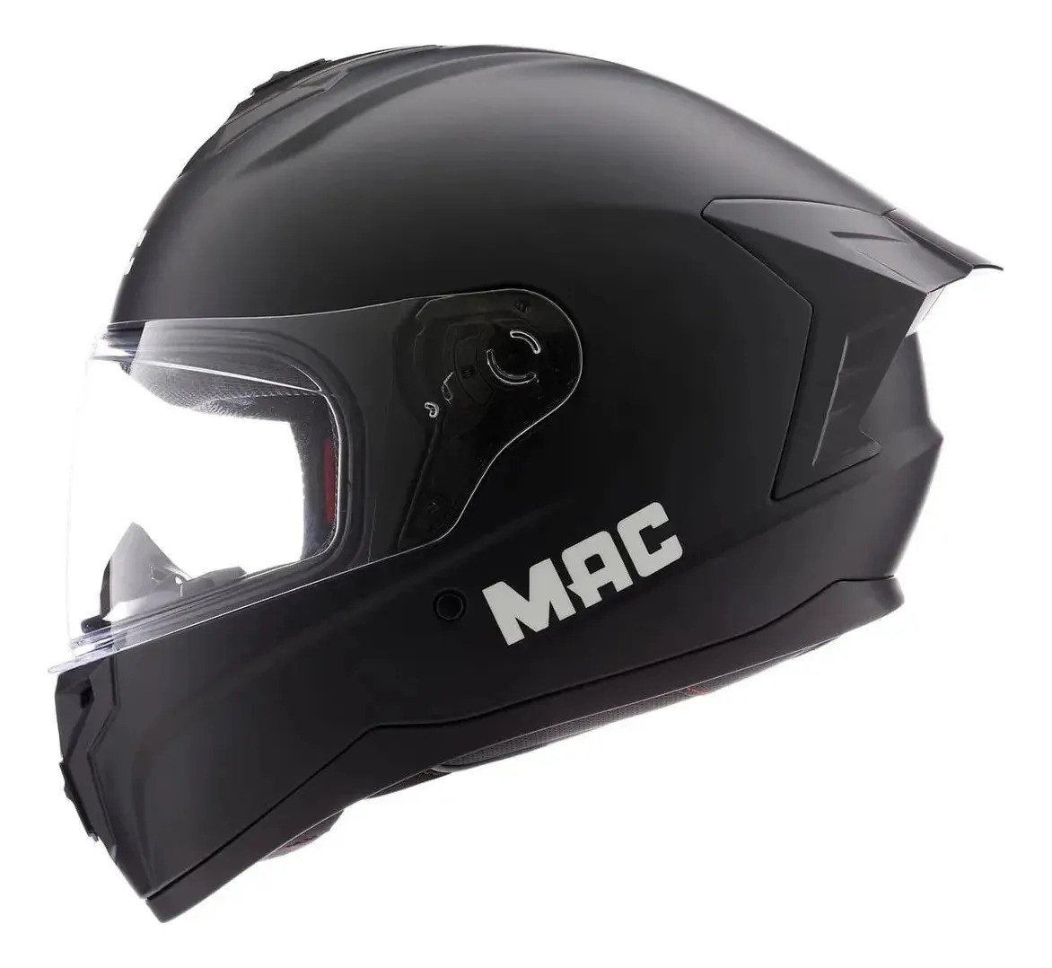 Casco Mac Ff070 Volt Integral Urbano - Color Negro Diseño Sólido Tamaño del casco L