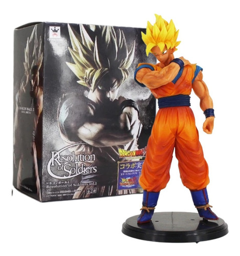 Figura Goku Super Saiyan Dragon Ball Z Accion Coleccion 18cm