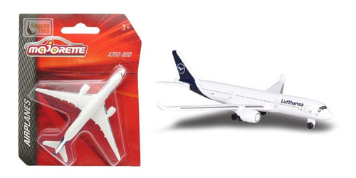 Avião Comercial Airbus A350-900 Lufthansa 10,5 Cm Majorette