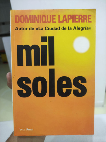 Mil Soles - Dominique Lapierre - Libro Original 