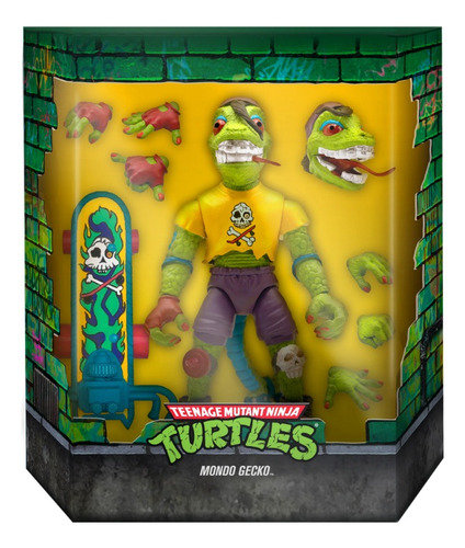 Mondo Gecko Tortugas Ninja Mutantes Tmnt Super 7 Ultimates