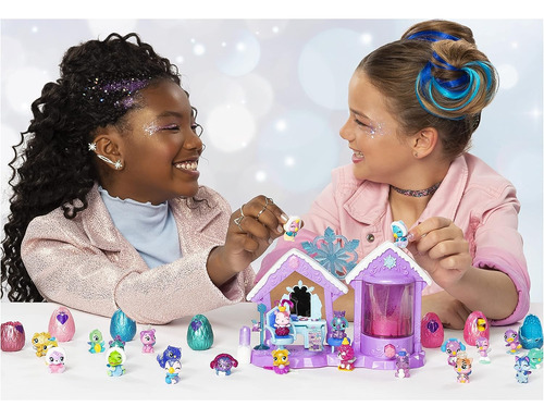 Hatchimals Collegtibles, Juego De Salón De Brillo Con 2 Excl
