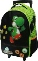 Comprar Mochila Rodinha Infantil Mario Yoshi Original Chenson Grande