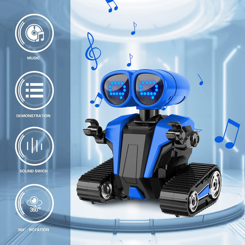 Robots Control Remoto Robokids Emo Recargable Azul