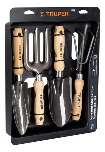 Kit De 4 Herramientas Para Jardineria, Truper
