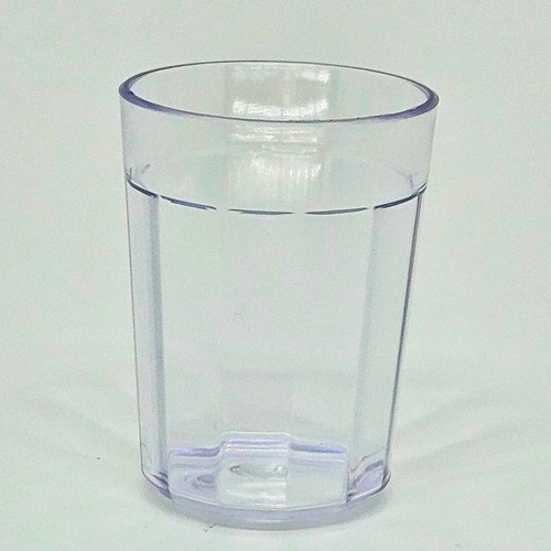 200 Copo De Acrilico Shot Dose Cachaca Tequila Cowboy 50ml Cor Cristal Transparente Translúcido