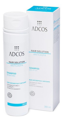 Hair Solution Shampoo Bio Ativo D 300ml  Adcos