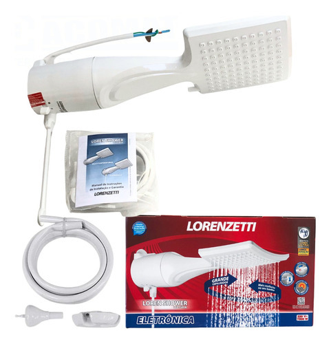 Lorenzetti Shower Ultra Eletrônico chuveiro 7500w 220v cor branco potência 7500 W voltagem 220v