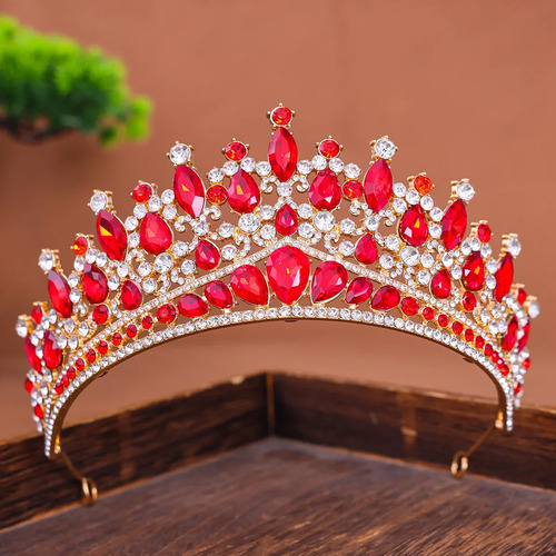 Luxury Vintage Bridal Crown Hair Accessories Diamond