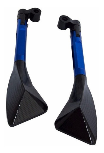 Imagem 2 de 3 de Retrovisor Esportivo Tipo Tomok Azul Bmw F 800 R 2016