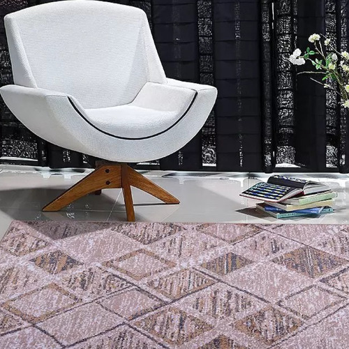 Alfombra Grande Para Sala Living Comedor 200x250 Geometrica