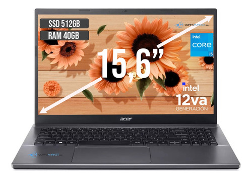 Portatil Acer Aspire Intel Core I5 12450h Ssd 512gb Ram 40gb