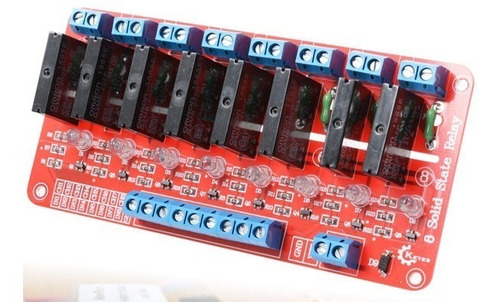 Modulo Relay Rele Estado Solido 8 5v 2a Arduino Armodlrelss8