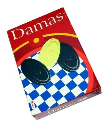 Damas Juego De Mesa Clasico Nupro Tablero Carton