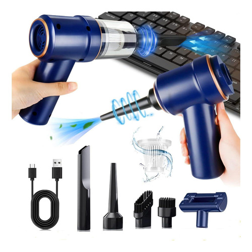 Mini Aspiradora De Mano Para Automóvil, Plumero De Aire Inal