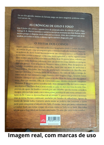 Festim Dos Corvos Livro Usado, Bom Estado, Edição Original Preço De Desapego