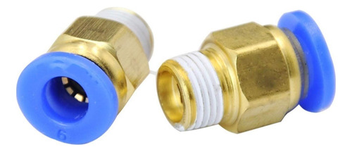 Pieza Bspt Mm Conector Neumatico Macho Recto Accesorio Un