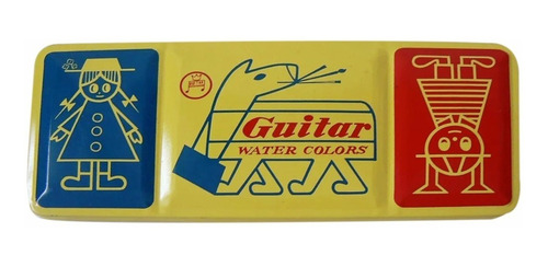Acuarela Profesional Guitar X 12 Colores Estuche Metalico