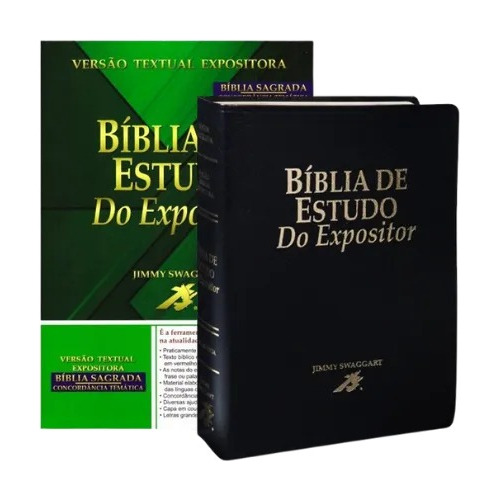 Bíblia De Estudo Do Expositor - Preta