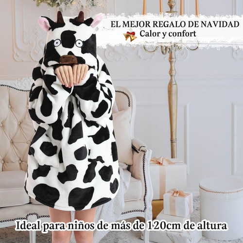 . Sudadera Cobija Hoodie Con Capuch Afelpada Calientita Niño