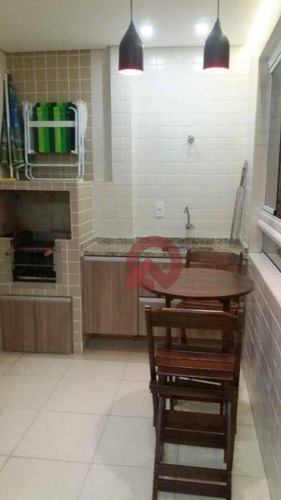 Imagem 11 de 18 de Apartamento Com 2 Dormitórios À Venda, 75 M² Por R$ 370.000,00 - Aviação - Praia Grande/sp - Ap3513
