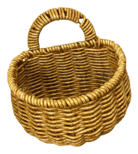 Canasta De Colgantes Imitación De Rattan Canasta De