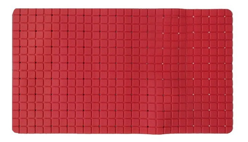 Antideslizante Para Bañera Ducha Pvc Brick 39x70 Cm Color Rojo