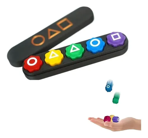 Set De 15 Piezas Del Juego Gonggi Coreano | Juego De Calamar Tradicional | 5 Piedras De Habilidad Y Destreza | Para Niños Y Adultos | Regalo Original Y Educativo