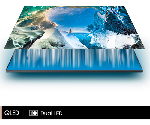 Smart TV de 85" Samsung QN85Q70AA con pantalla QLED 4K color titan gray - Excelente (Reacondicionado)