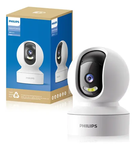 Câmera Inteligente philips 360 2mp Visão 360 Wi-fi Cor Branco