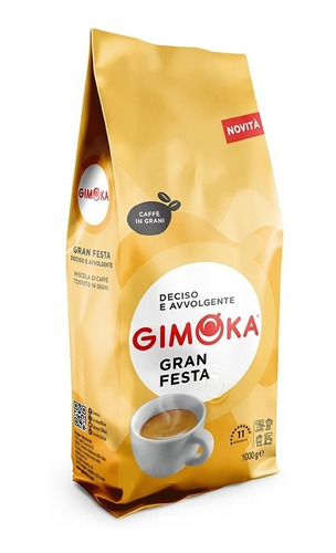 Café En Granos Gimoka  De 1kg  Gran Festa 