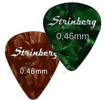 Comprar Kit 02 Paletas Palhetas Strinberg 0.46mm Violão Guitarra
