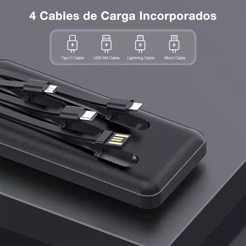 Power Bank Batería Portátil Carga Rápida 10000mah