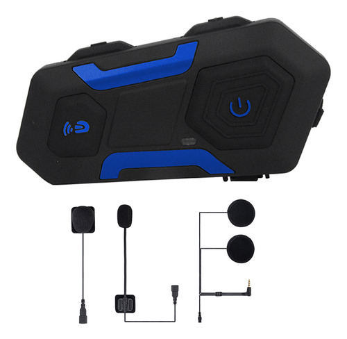 Auriculares V3 Para Casco Bt5.0, Doble, 1400 M, Cable De Con