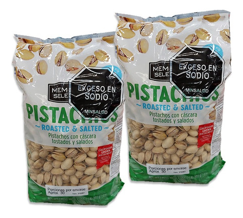 2 Pistachos Con Cascara Membes - g a $82